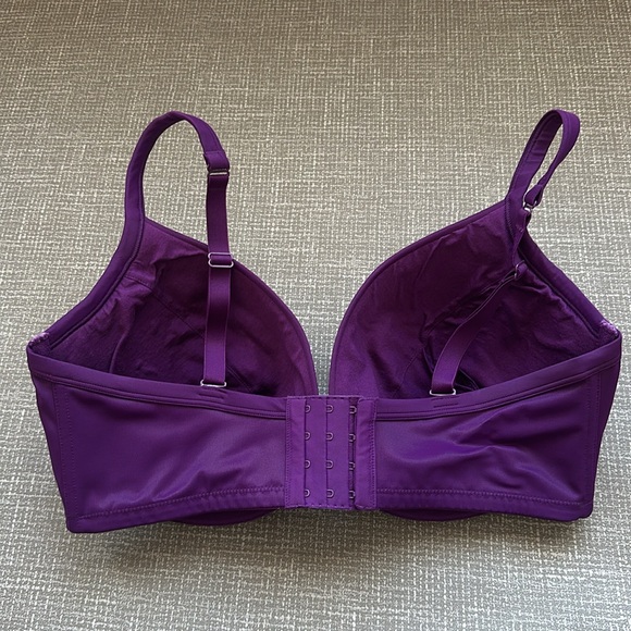 Cacique Padded Full Coverage Underwire Purple Bra size 40DDD - Picture 3 of 9